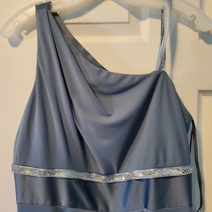 Vera Wang Blue Bridesmaid Dress